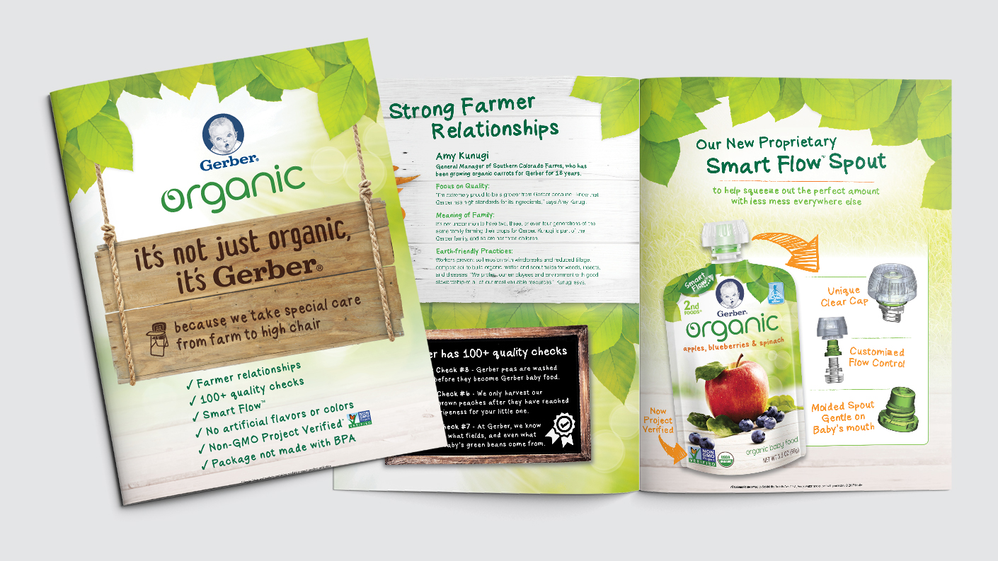 Gerber Organic Sell sheet